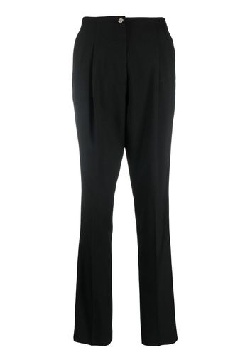 Rochas pleat-detail tailored trousers - Nero