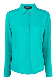 Rochas pointed collar buttoned shirt - Verde