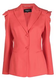 Rochas single-breasted fitted-waist blazer - Rosso