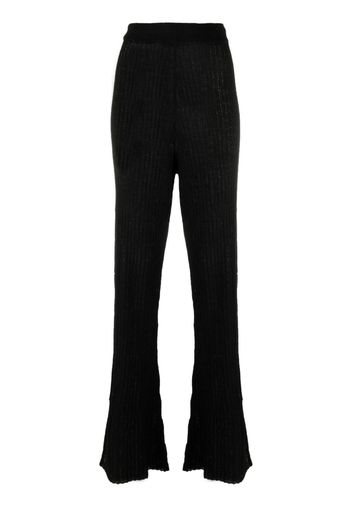 Rodebjer Pantaloni svasati a vita alta - 9999 BLACK