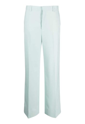 Rodebjer pressed-crease straight-leg trousers - Verde