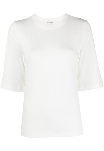 Rodebjer short-sleeve organic cotton T-shirt - Bianco