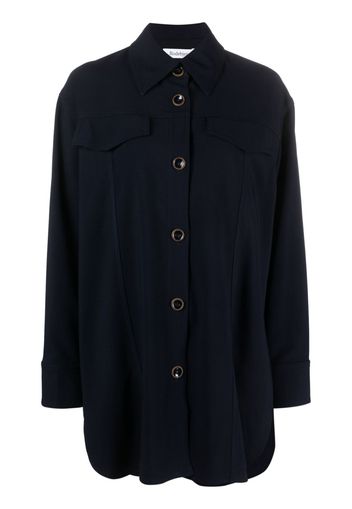 Rodebjer pointed-collar button-up shirt - Blu