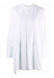 Rodebjer collarless long-sleeved tunic - Bianco