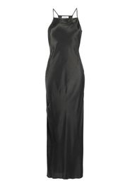 Rodebjer satin-finish long dress - Grigio