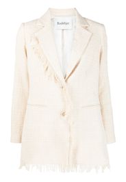 Rodebjer fringed-edge single-breasted blazer - Toni neutri