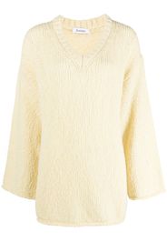 Rodebjer Maglione con scollo a V Ermine - Giallo