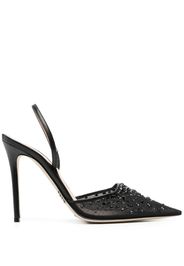 Rodo 95mm crystal-embellished mules - Nero