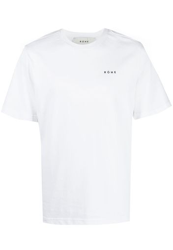 Róhe T-shirt con stampa - Bianco