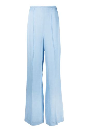 Róhe pressed-crease wide-leg trousers - Blu