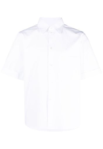 Róhe short-sleeve cotton shirt - Bianco