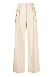 Róhe high-waist wide-leg trousers - Toni neutri