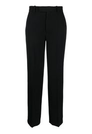 Róhe pressed-crease straight-leg trousers - Nero