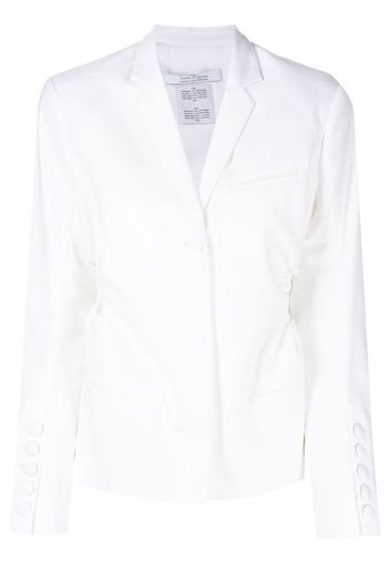 Rokh cut out tailored blazer - Bianco