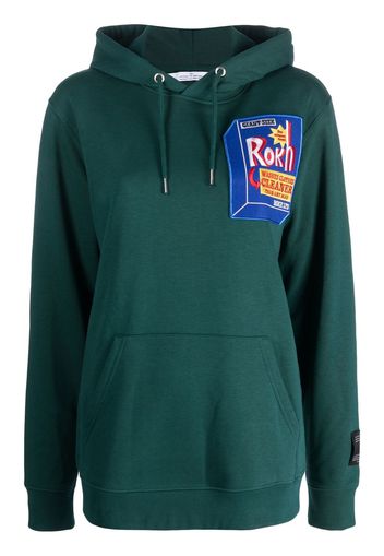 Rokh Felpa con cappuccio - Verde