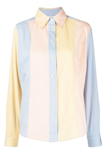 Rokh colour-block striped shirt - Multicolore