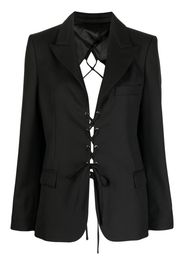 Rokh Blazer sartoriale con apertura posteriore - Nero