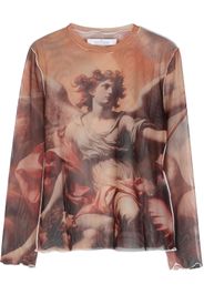 Rokh T-shirt Renaissance con stampa - Arancione