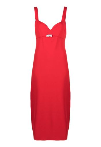 Roland Mouret sleeveless cut-out midi dress - Rosso