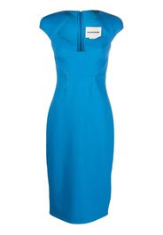 Roland Mouret fitted bodice dress - Blu