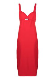 Roland Mouret sleeveless cut-out midi dress - Rosso