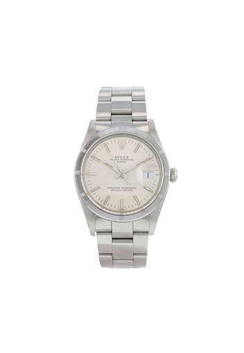 Rolex 1982 pre-owned Oyster Perpetual Date 34mm - Bianco