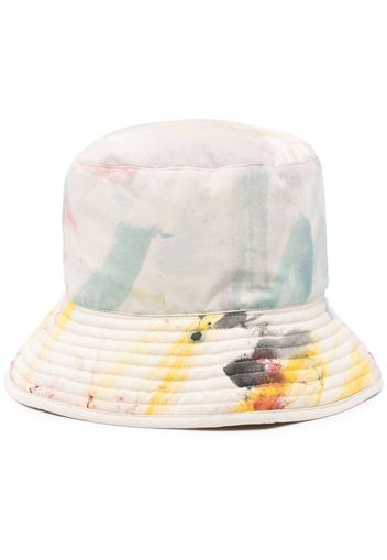 ROMUALDA paint-splatter reversible bucket hat - Toni neutri