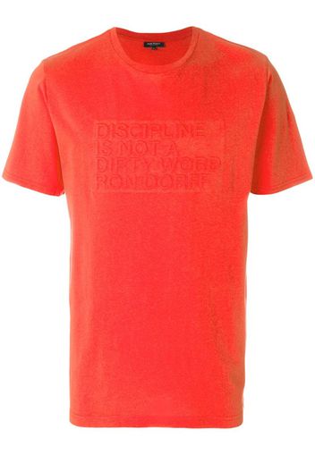 T-shirt goffrata 'Discipline'