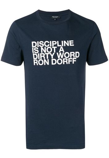 T-shirt Discipline con stampa