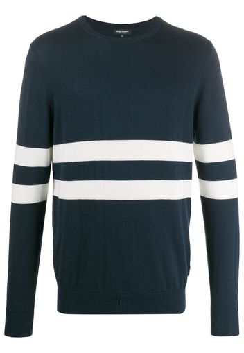 striped round-neck jumper