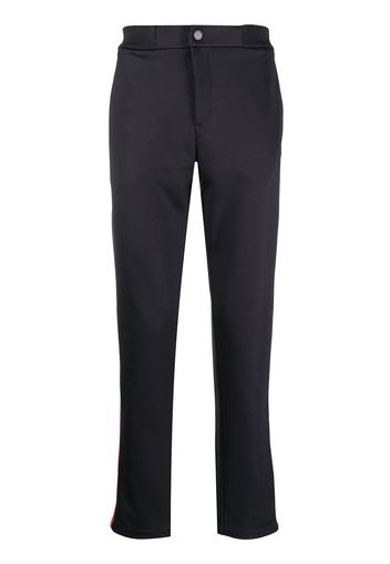 Ron Dorff side stripe slim-fit trousers - Blu