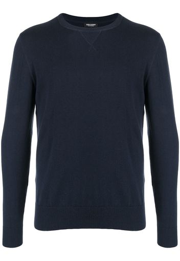 Ron Dorff Army crew neck jumper - Blu