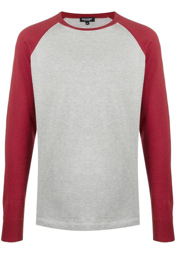 Ron Dorff long-sleeve baseball sleeves jumper - Grigio