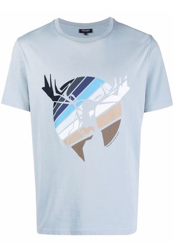 Ron Dorff T-shirt con stampa - Blu