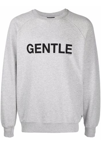 Ron Dorff Gentle Man logo-print sweatshirt - Grigio