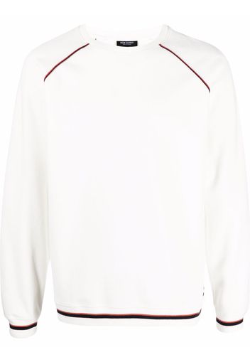 Ron Dorff striped long-sleeved sweatshirt - Bianco