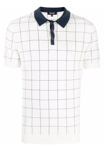 Ron Dorff check-print polo shirt - Toni neutri