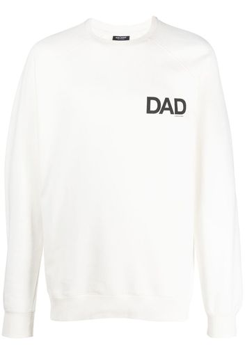 Ron Dorff slogan-print crew neck sweatshirt - Bianco