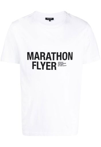 Ron Dorff 'MARATHON FLYER' organic cotton T-shirt - Bianco