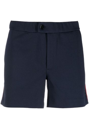 Ron Dorff stripe-detail tennis shorts - Blu