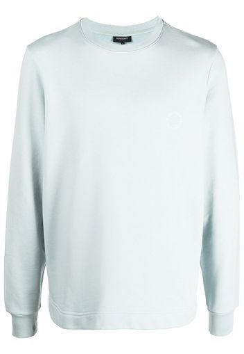 Ron Dorff Eyelet crew-neck sweatshirt - Blu