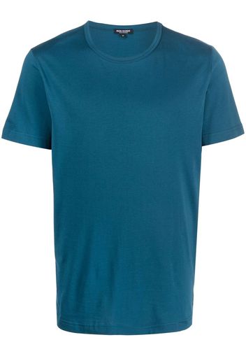 Ron Dorff short-sleeve mercerized cotton T-shirt - Blu