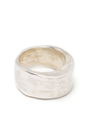 Rosa Maria chunky sterling silver ring - Argento