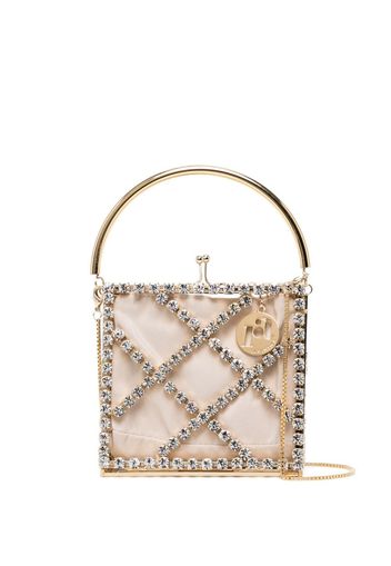 Rosantica crystal-embellished mini tote bag - Oro