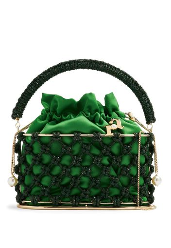 Rosantica Holli Nodi crystal-embellished bag - Verde