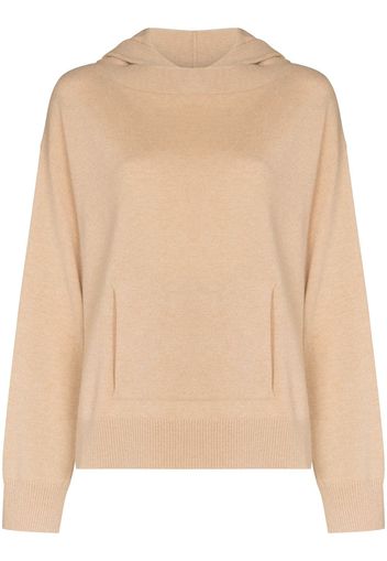 Rosetta Getty cashmere knitted hoodie - Toni neutri