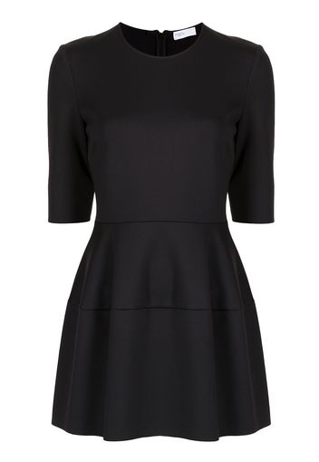 Rosetta Getty peplum hem short-sleeved blouse - Nero