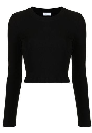 Rosetta Getty long-sleeved cotton T-shirt - Nero