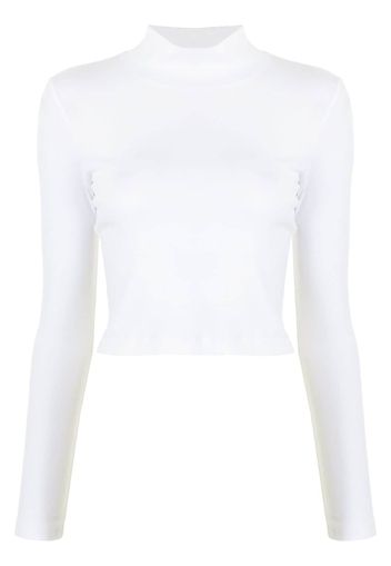 Rosetta Getty roll neck cotton T-shirt - Bianco