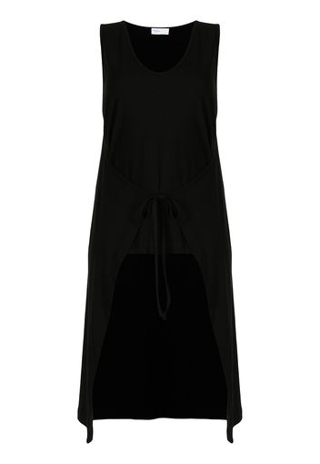 Rosetta Getty tie-front cotton tank top - Nero